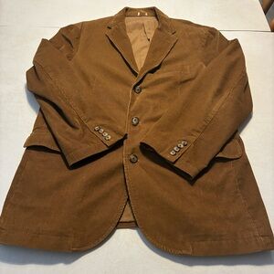J. Crew Vintage Cord Brown Corduroy Long Sleeve Button Down Jacket Men’s Size L